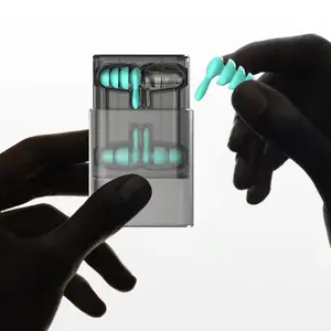 Беруши, 2 шт., парупак., шумоизоляционные, мягкие, водонепроницаемые, силиконовые, ушные затычки для плавания