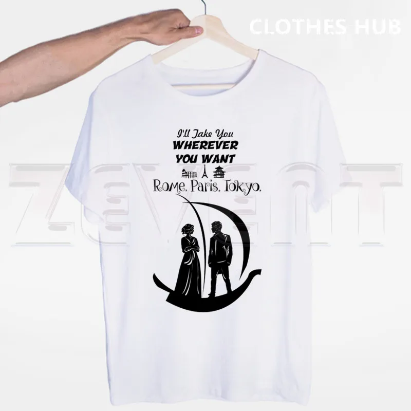 Мужская футболка с круглым вырезом Деймон Сальваторе Дневники вампира хроники