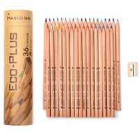 marco 6100 36 color oily colored pencils childrens graffiti pencil paper tube suitable for beginners school supplies
