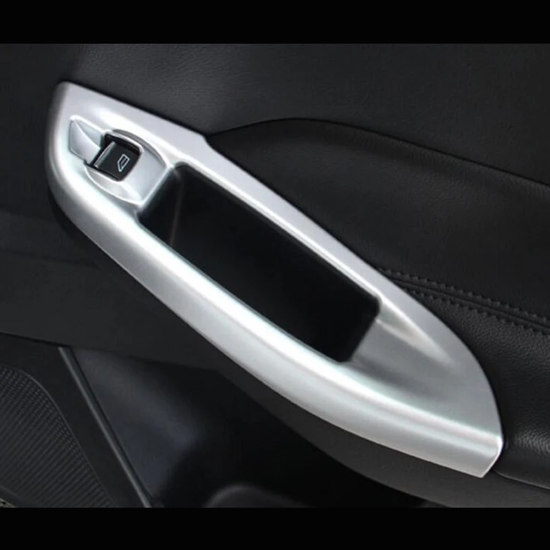 4 шт. хромированные крышки переключателя двери и окна для Ford Focus 2015 2016