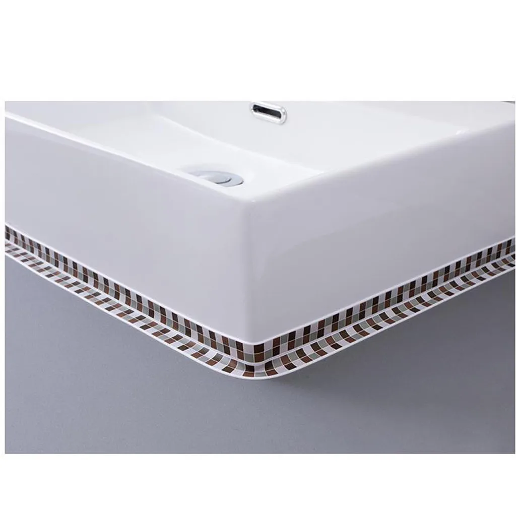 Настенная угловая клейкая лента для ванной комнаты цветная плетеная