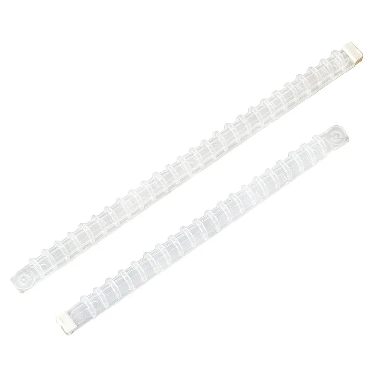 

A5/B5 Loose leaf Spiral Notebook Clip 26/20-Ring Binder Transparent Plastic File Folder Paper Planner Inner Page Stationery Gift