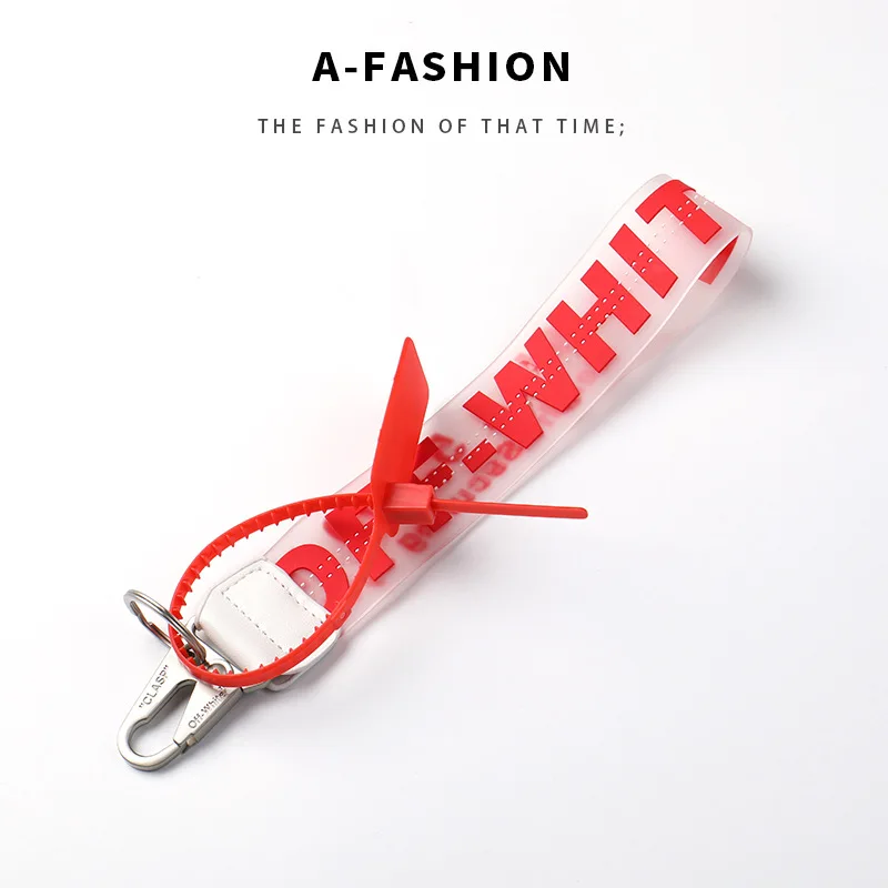 

Off FashionWhite Phone Pendant Keychain Couple's Multi-Purpose Popular Wrist Key Ring Camera Jeans Accessories Gift Acrylic Hot