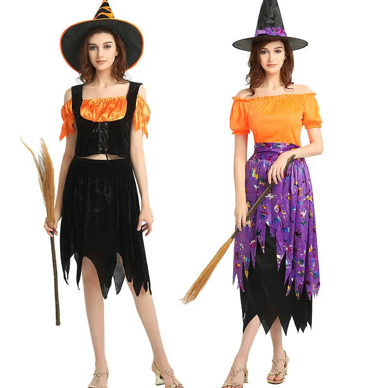 Вампир призрак Невеста дьявол дьявольская ведьма Вуду косплей платье костюмы на