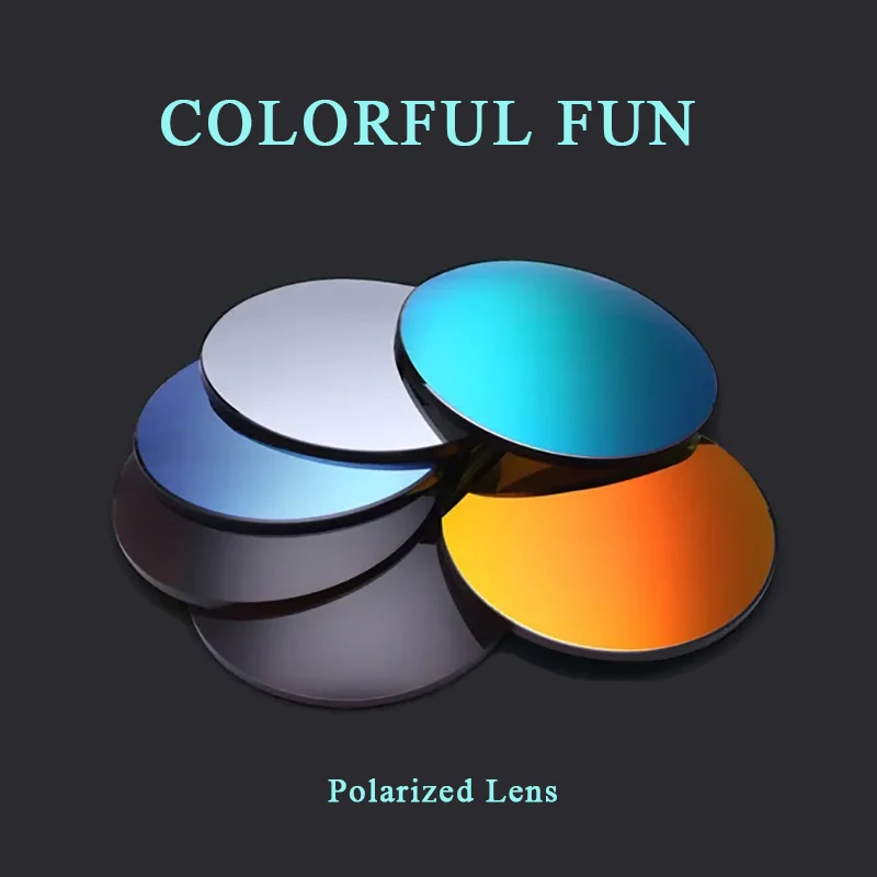 1.67/1.74 Index Polarized Lenses Myopia Sunglasses Lens For Eyes Colorful Colourful Coating Lens Optical CR-39 Resin Mirror