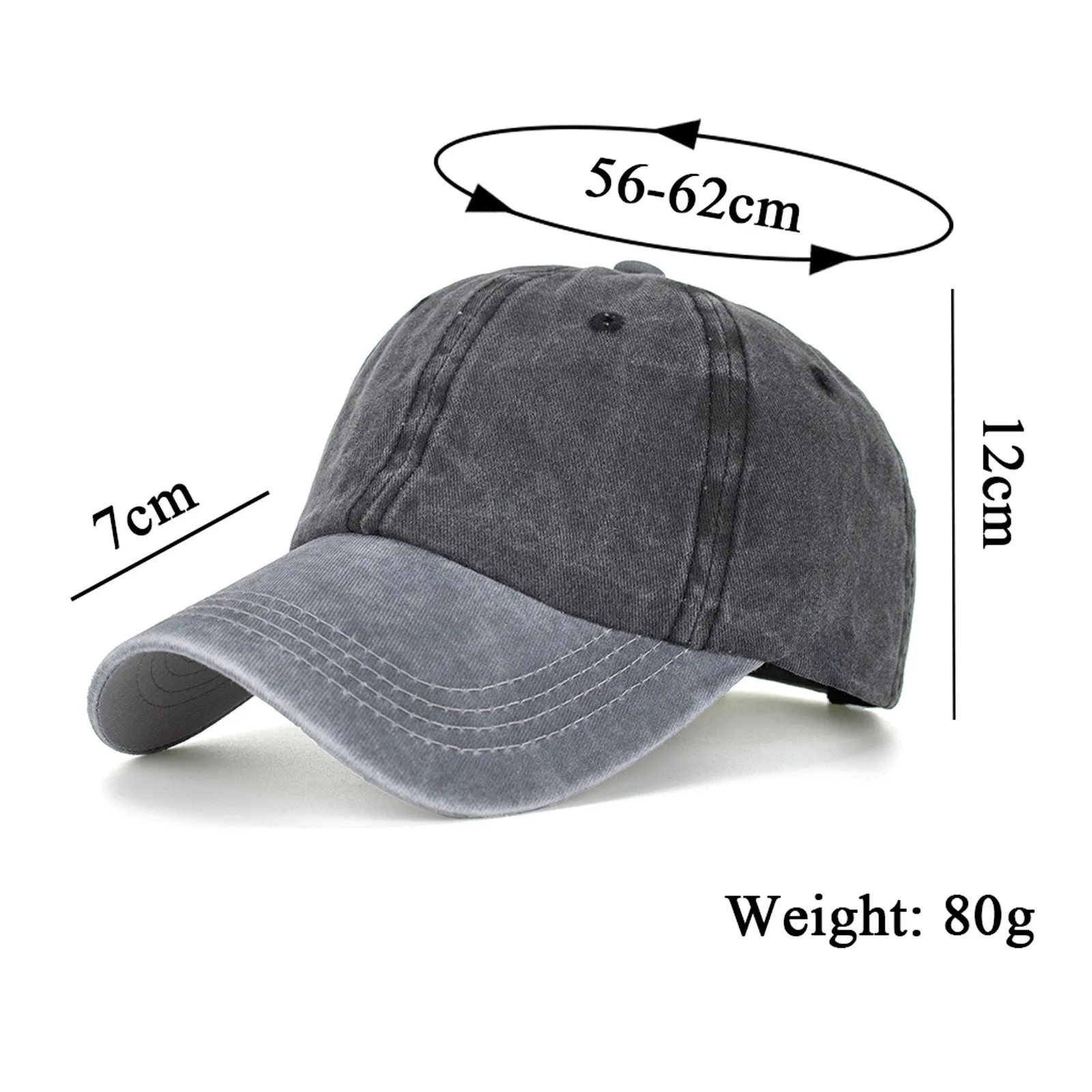 

Cap Women Men Washed Cotton Baseball Cap Unisex Casual Adjustable Caps Outdoor Trucker Snapback Hats Hip Hop Hat Sun Hat#p3