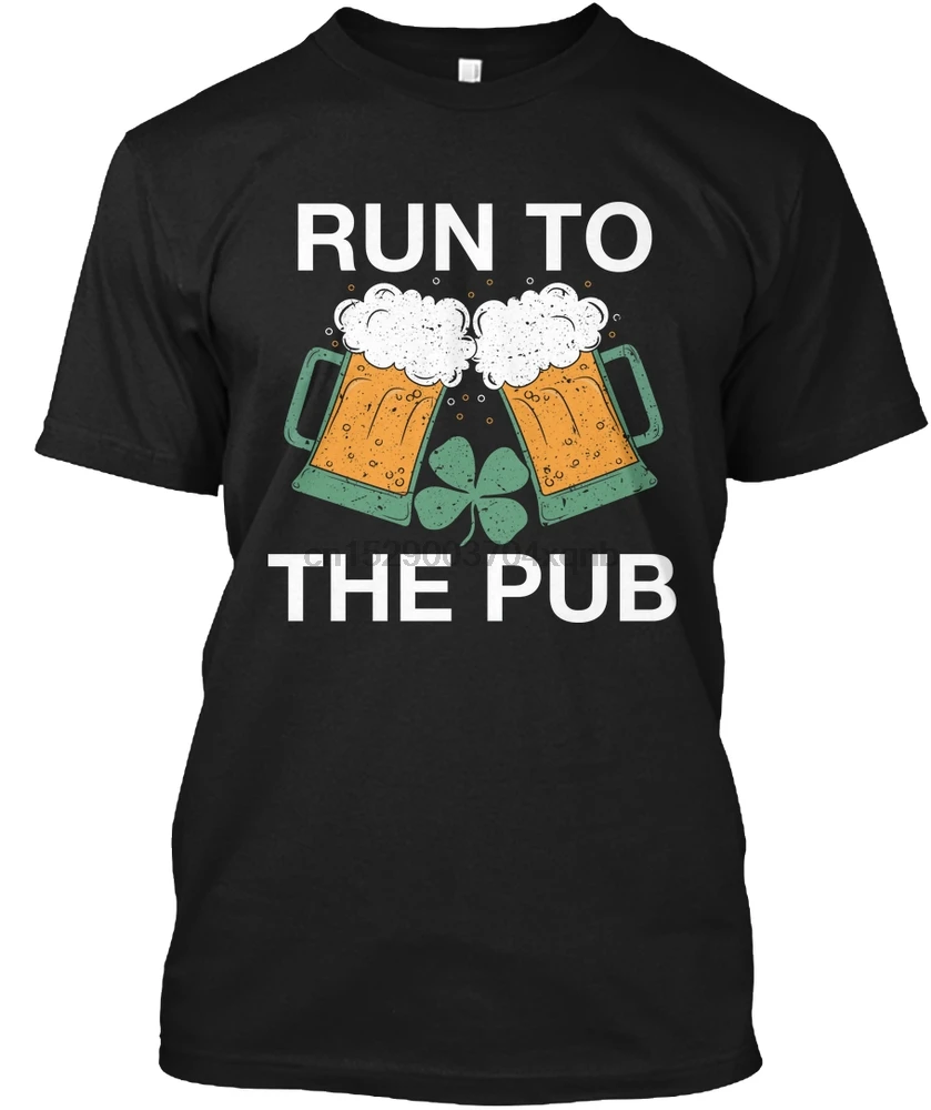 Мужская футболка Run to the Pub-St Pattys женская | одежда