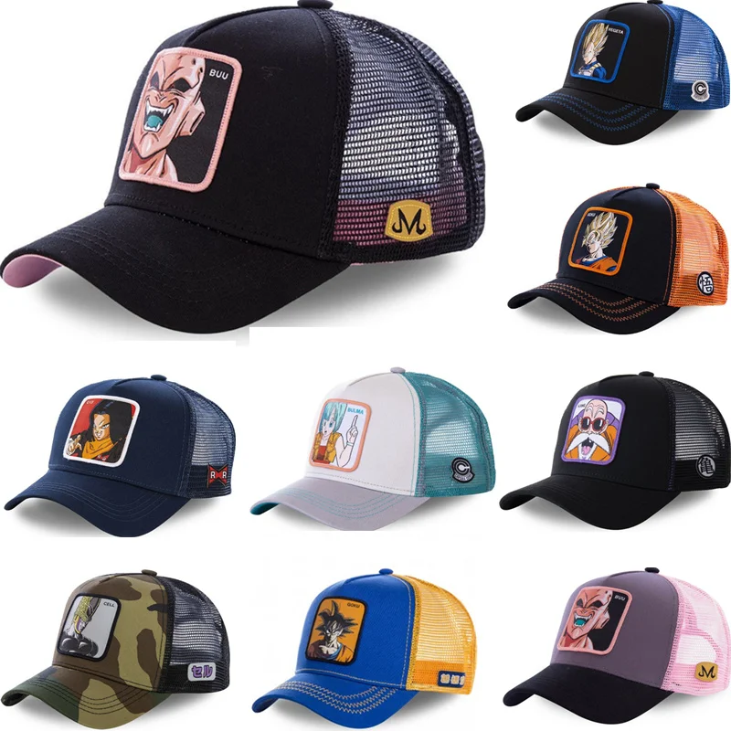 

New Brand Anime 62 All Styles Snapback Cap Cotton Baseball Cap Men Women Hip Hop Dad Hat Trucker Mesh Hat Dropshipping