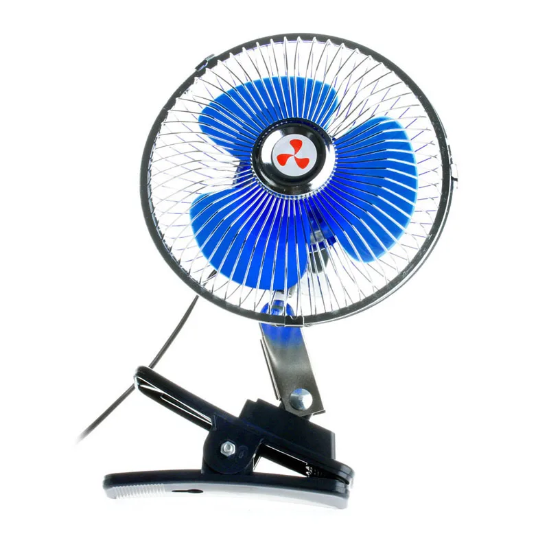 

12V Fan Oscillating With Suction Cup Car Fan Caravan Cars Dashboard Vehicle