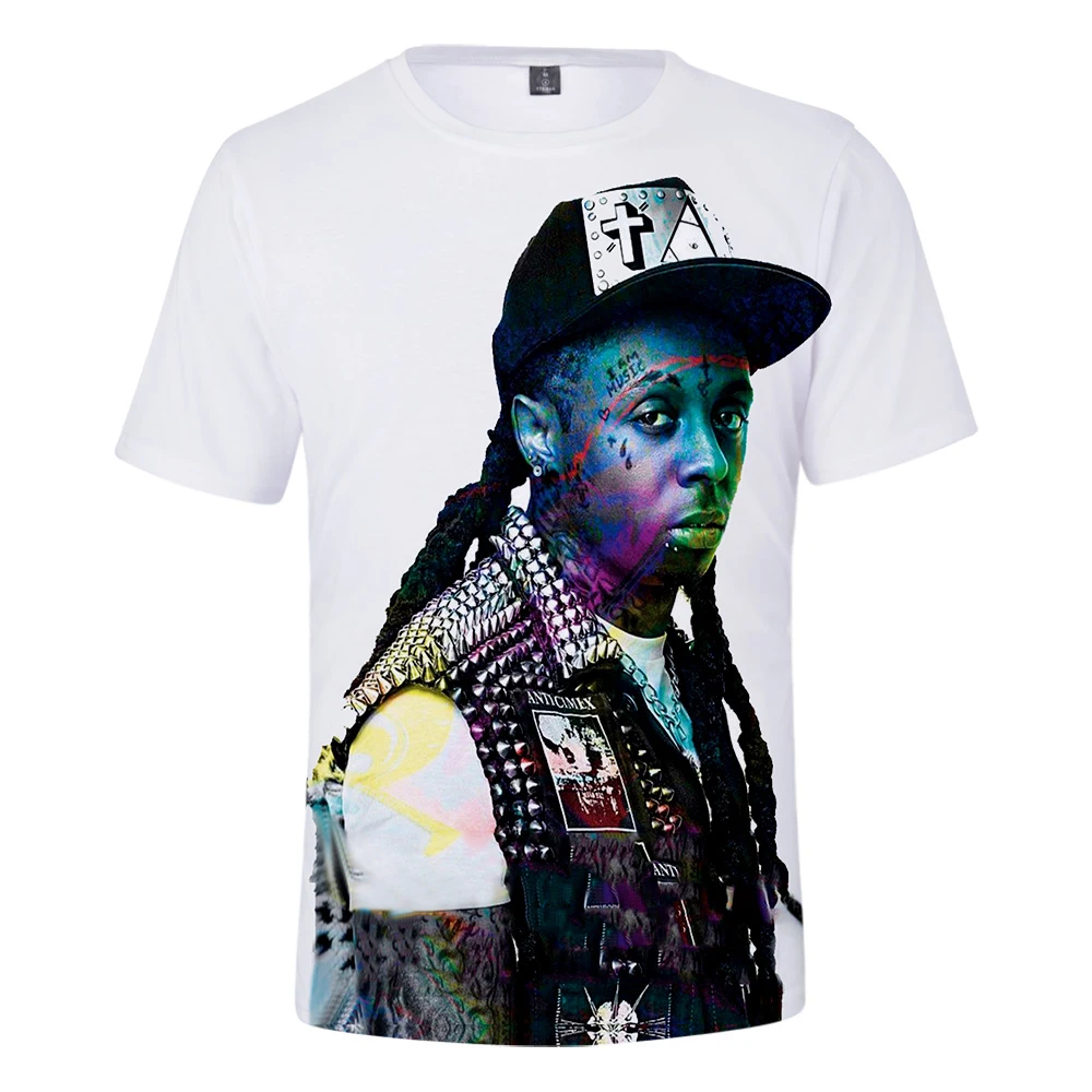 

Футболка Мужская/женская с 3D-принтом, классная уличная одежда в стиле хип-хоп, рэпер, Лил Уэйн