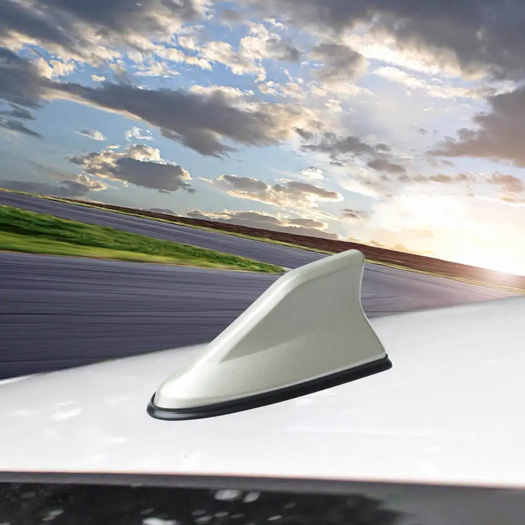 Shark Fin Antenna Universal Car Accessories Replacement AM FM Radio Signal