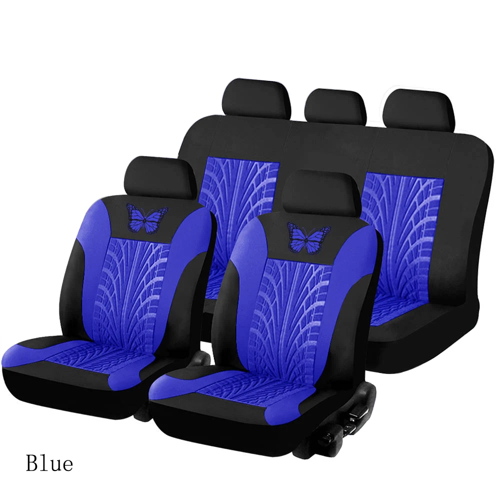 売る フル車のシートカバーセットユニバーサル自動車シートカバープロテクター椅子マットパッド車スタイリングアクセサリー