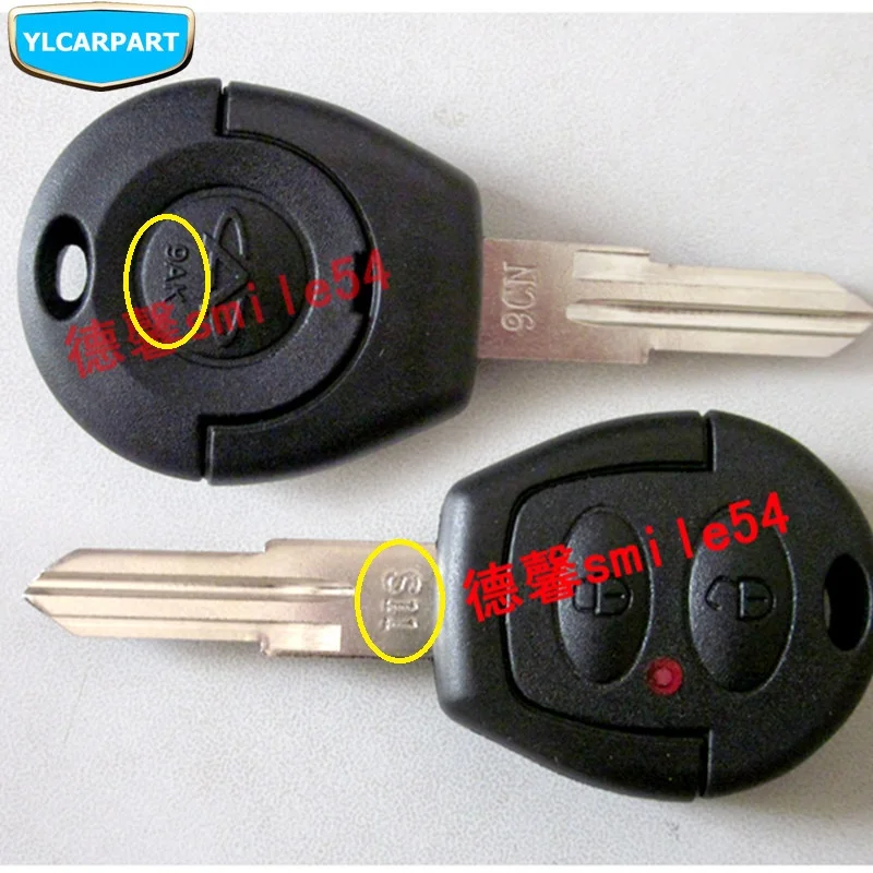 Для Chery QQ 3,6, IQ, QQ3, QQ6, автомобильный дистанционный ключ