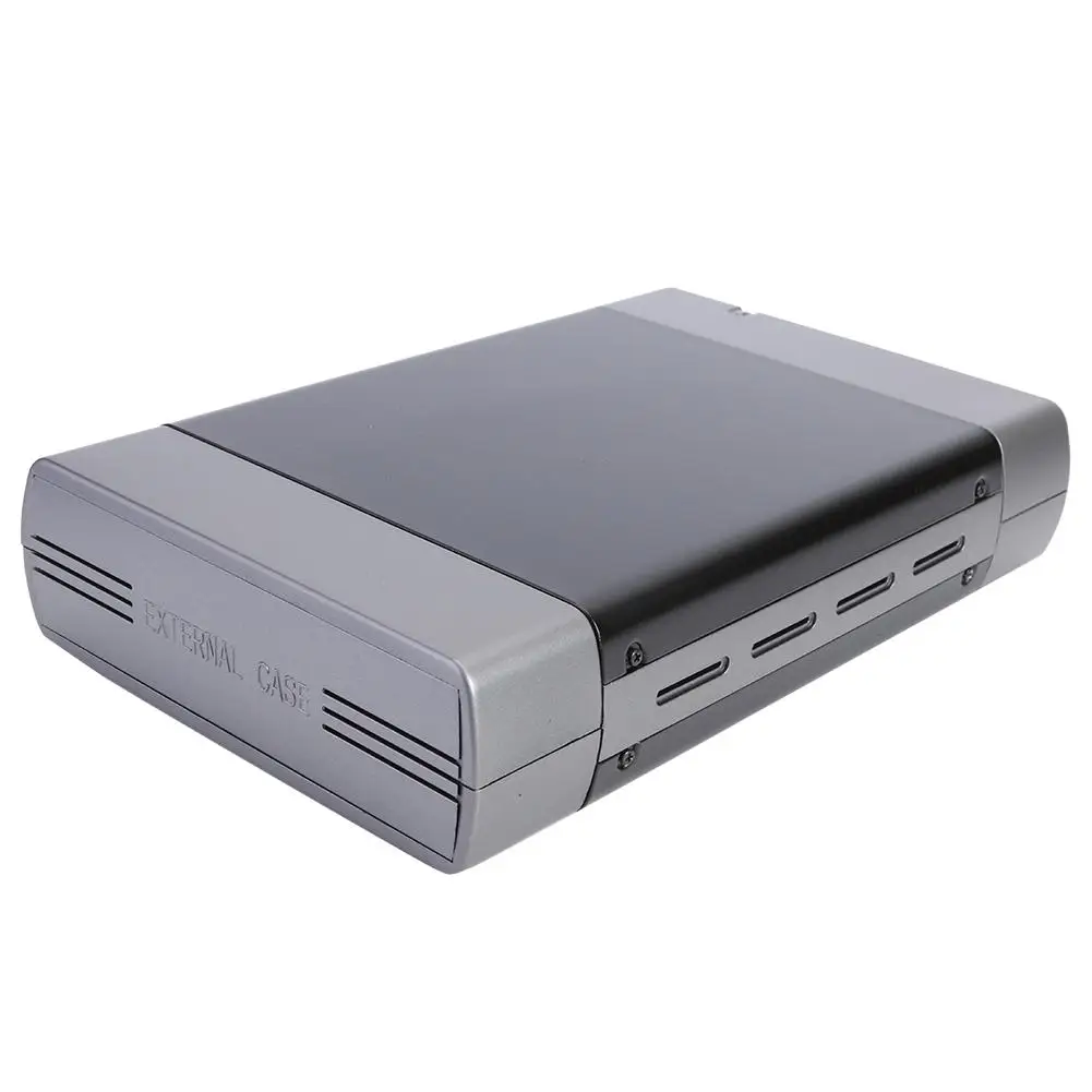 5.25 inch 8T Optical Drive Enclosure Portable Upper and Lower Cover Structure USB3.0 to 3.5 inch SATA US Adapter HDD Case