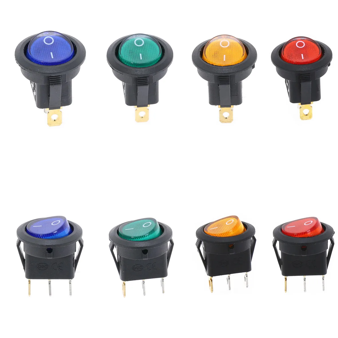 KCD1 лодочный кулисный переключатель ВКЛ./ВЫКЛ. 2 положения 3 контакта