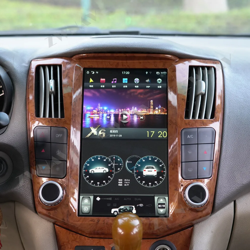 

Tesla PX6 DSP Carplay Android 9 4+64G Car Multimedia Player For Lexus RX RX300 RX330 RX350 2004 - 2007 GPS Navigation Headunit