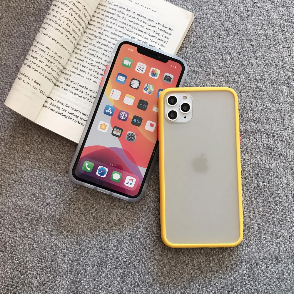 Матовый чехол-бампер для Samsung Galaxy S20 Ultra s10e s10 s9 s8 s20 Plus Note 10 8 9 | Мобильные телефоны и