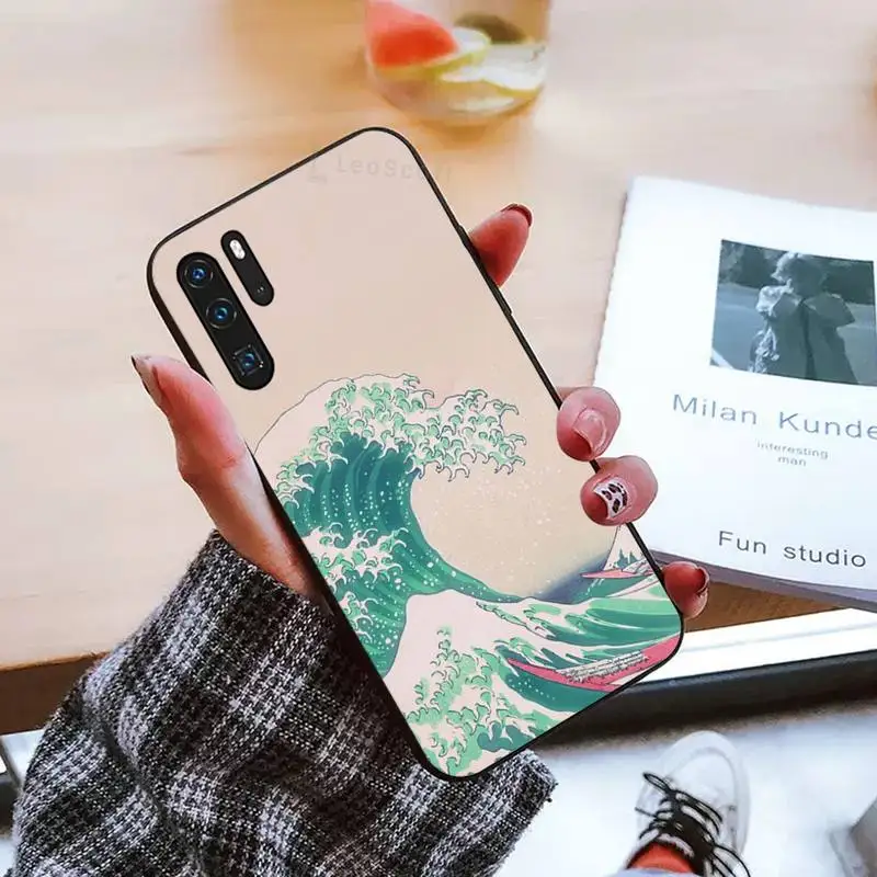 

Great Wave off Kanagawa Ocean Japanese sea Phone Cases For Huawei honor Mate P 9 10 20 30 40 Pro 10i 7 8 a x Lite nova 5t
