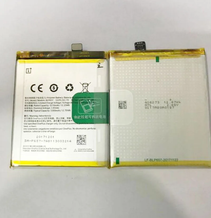 BLP657 батарея BLP-657 BLP 657 для OnePlus Six 1+ One plus 6 3300 мАч Замена высокой емкости