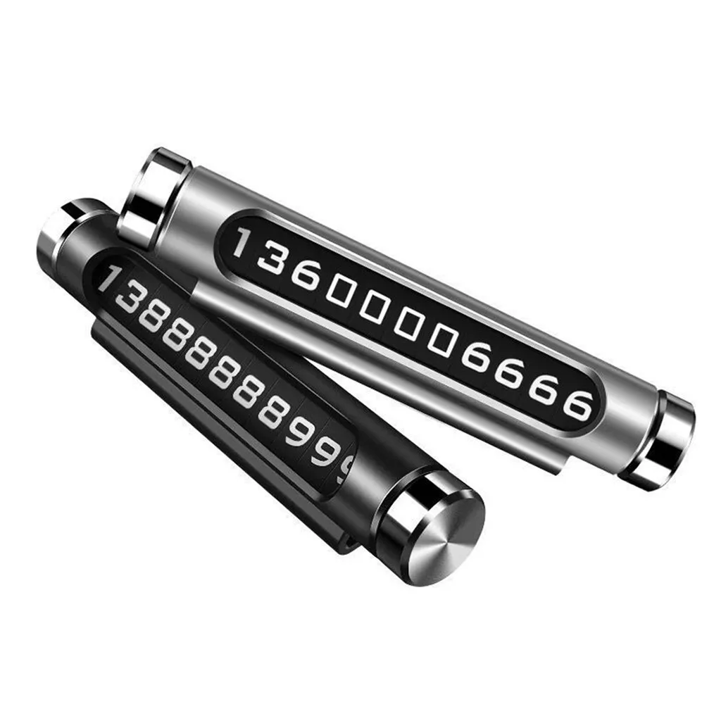 Автомобильная парковочная карта светящаяся табличка с номером телефона