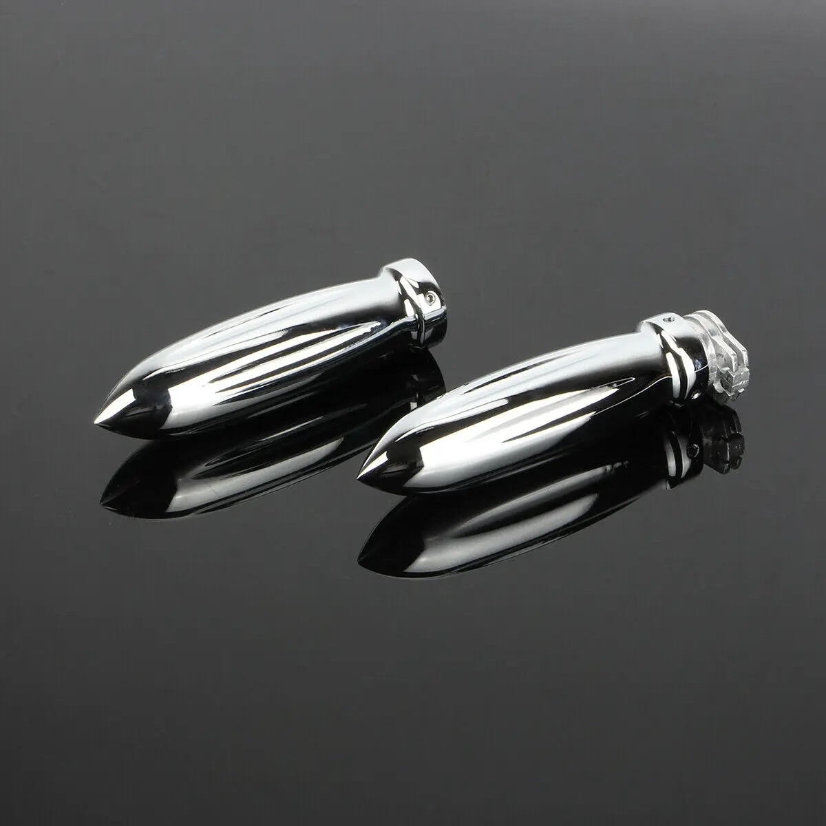 

CNC Motorcycle Black Hand Grips Handle Grips 7/8'' Universal for Honda Yamaha