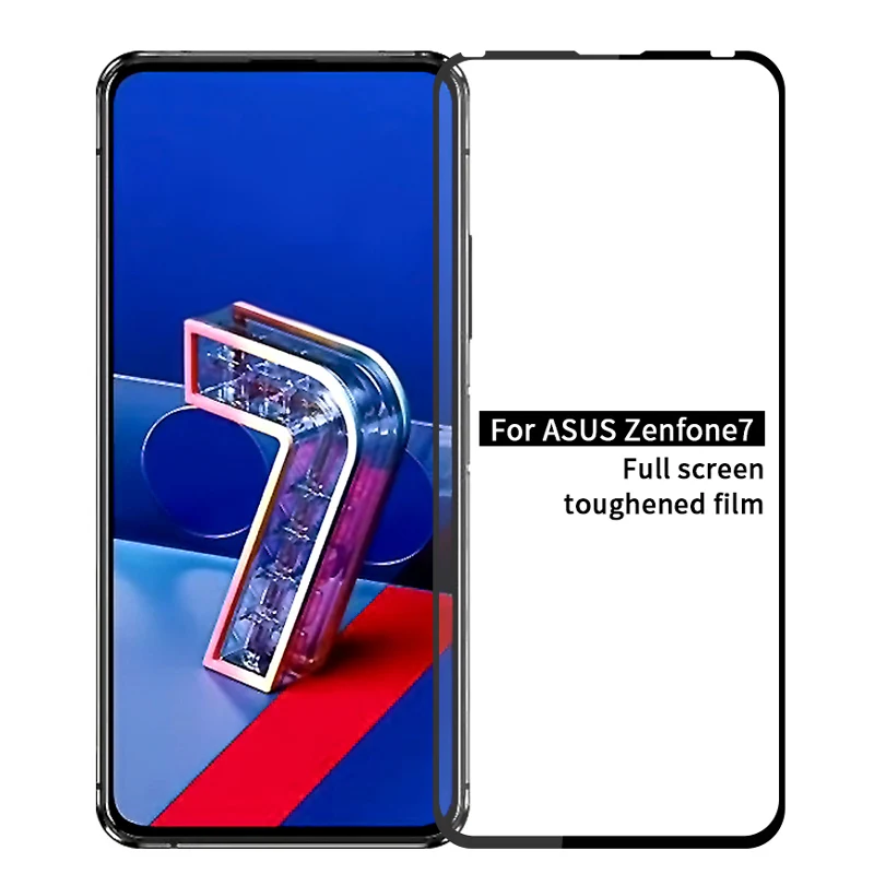Пленка для ASUS Zenfone 7 ZS670KS закаленное стекло Защита экрана полное покрытие