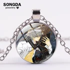 SONGDA готическое японское аниме ожерелье-цепочка рыцаря вампира классические фигуры Юки Куран Kiryu Zero Подвески ожерелье s Bijoux Femme