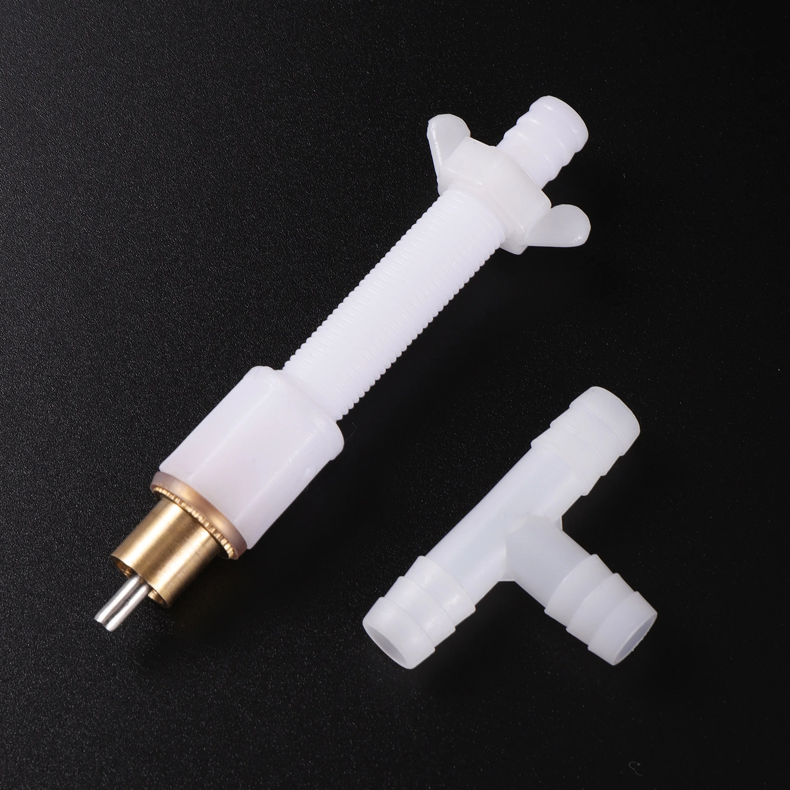 Поилка для кроличьих сосков 100 шт. медные АБС материалы клетка животных питьевое