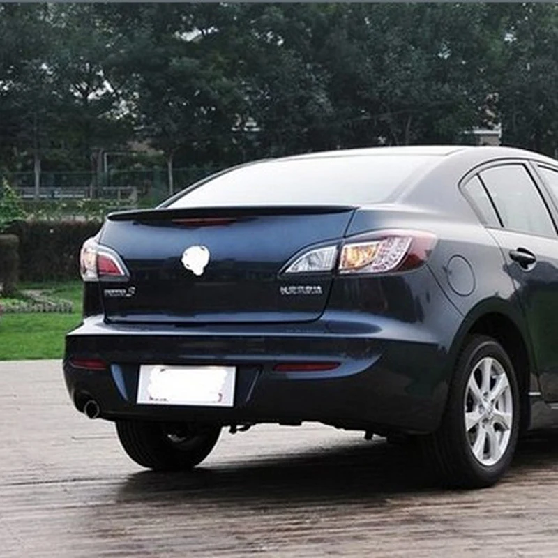 Неокрашенный задний спойлер из АБС пластика для крыла багажника подходит Mazda 3 4