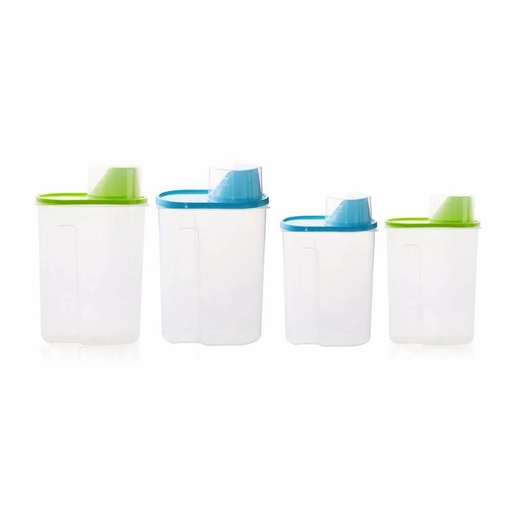 

Food Storage Box Sealed Crisper Grains Storage Tank Household Kitchen Cans Containers for Dry Cereals W5H55W27