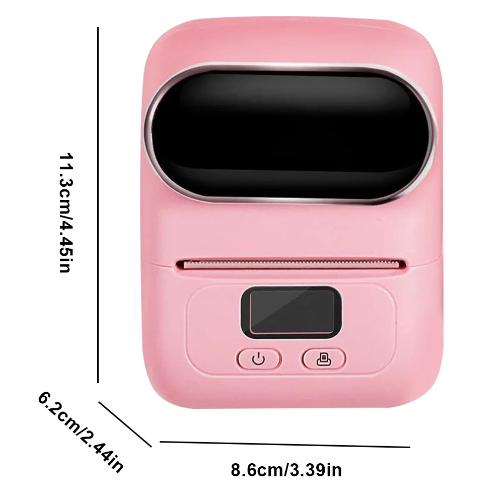 

Label Maker Machine M110 Wireless Portable Thermal Label Printer Compatible Android IOS Handheld Label Maker Barcode Printer