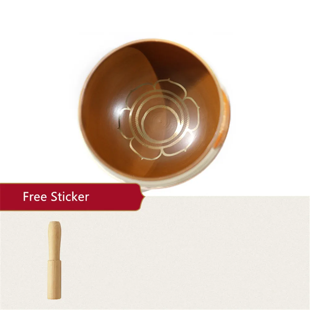 Непальская медная тибетская поющая чаша набор из 7 чаш ручной работы для йоги