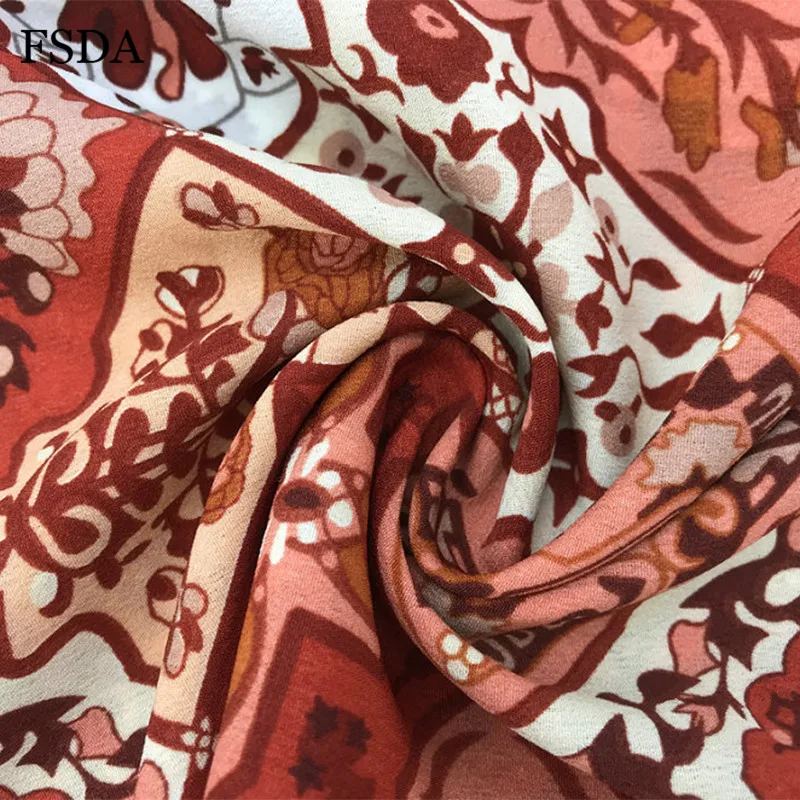 Женская длинная облегающая юбка с цветочным принтом FSDA желтая Повседневная