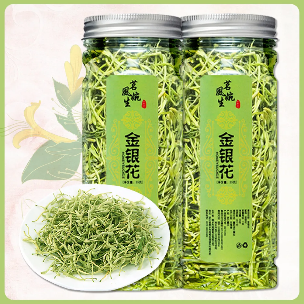 

Высококачественный сушеный чай с жимолостью Henan Fengqiu, сушеные цветы для ежедневного праздника, товары для вечеринки 25 г/кор.