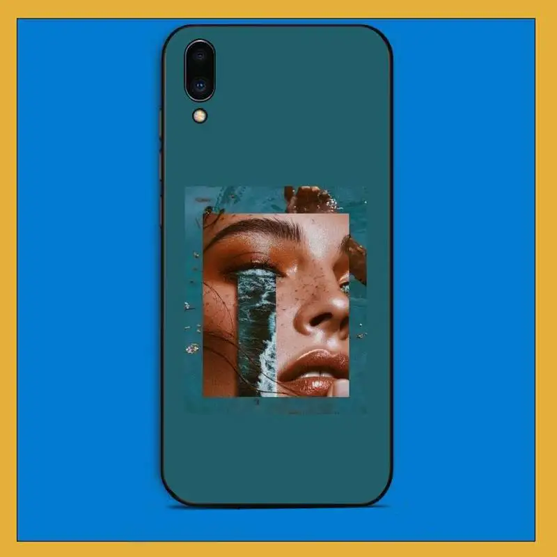 TOPLBPCS розовые эстетические песни строки эстетической роскошной женской для Vivo Y91C