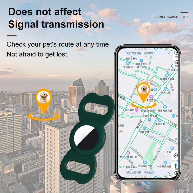 Жидкий силиконовый защитный чехол для домашних животных от потери держатель