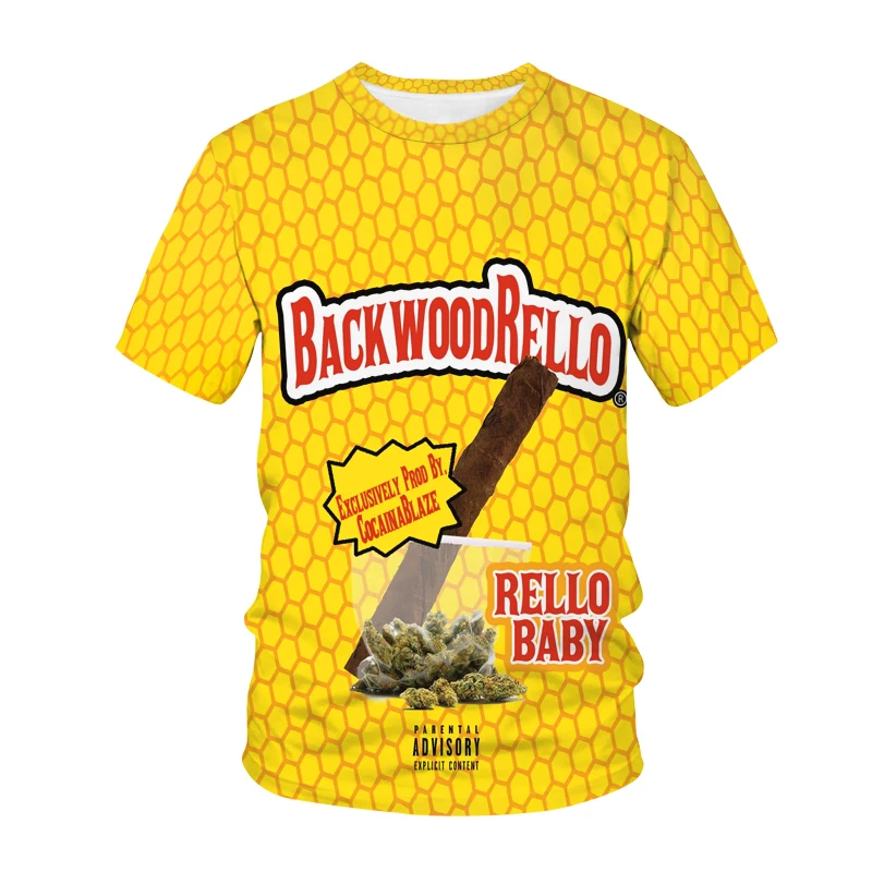 

2021 summer new 3D printed T-shirt men T-shirt printing casual T-shirt O-neck hip-hop short-sleeved size 110-6XL