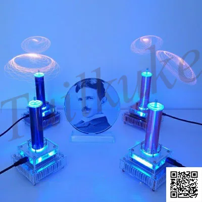 Tesla Coil Put музыкальная ионная ветряная мельница венок разные огни беспроводная