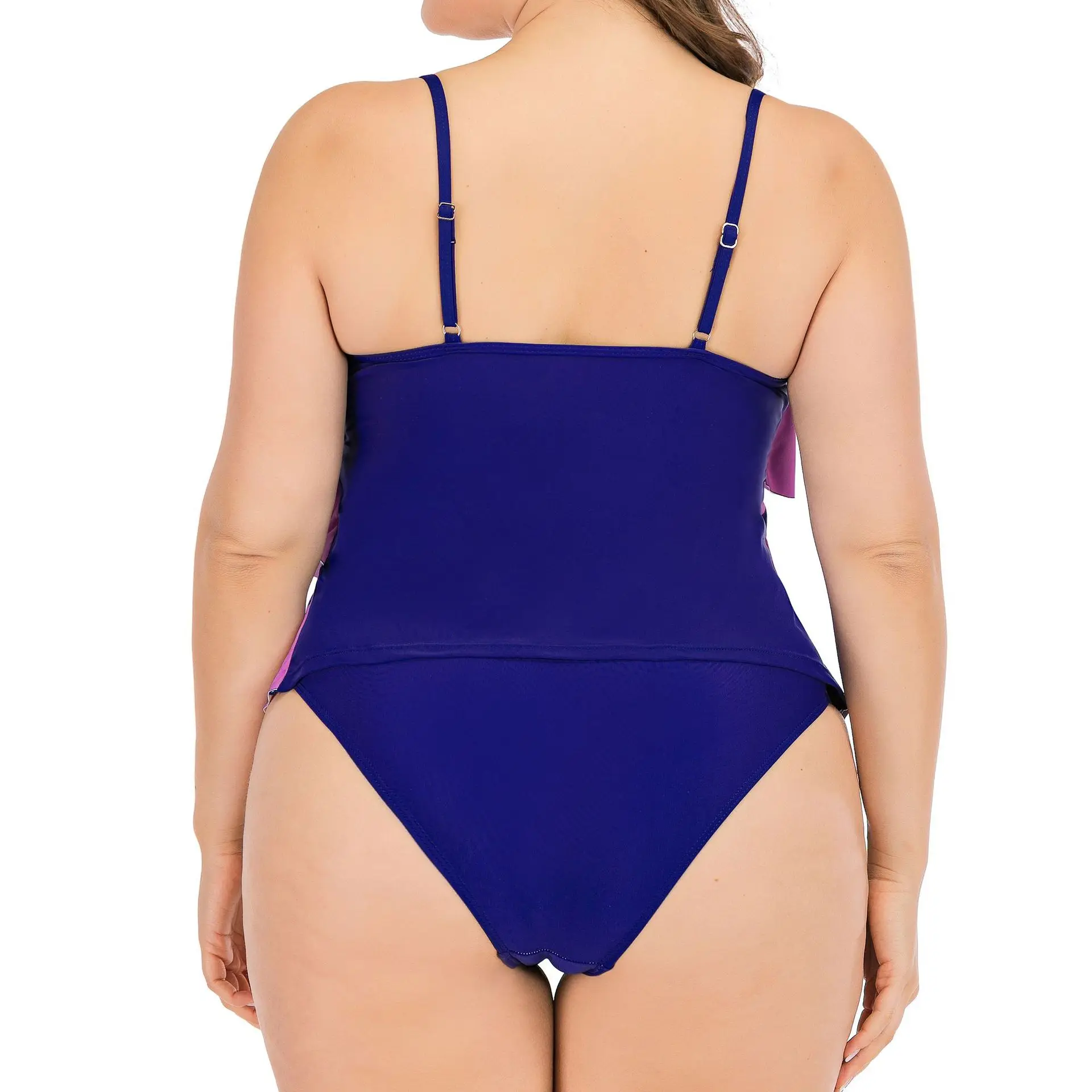 Женский раздельный купальник с пуш-ап вставками и оборками Coconut Tree Раздельный