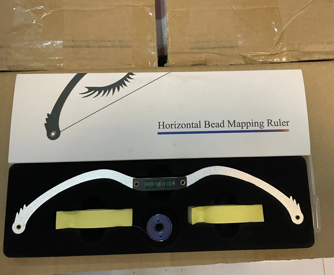 

100pcs Microblading Mapping String Ruler Permanent Makeup Pre-Inked Eyebrow Line Mark Ruler Brow Positioning Tool hot