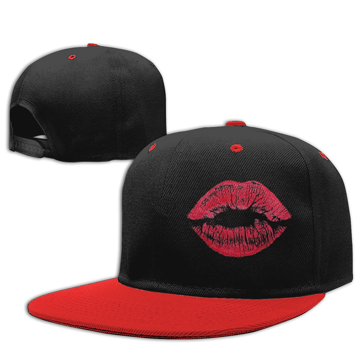 

Kiss Mark Lips Girl's Boy's Fashionable breathable Sun Caps