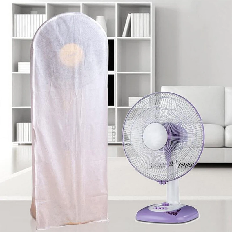

1pc Hot Sold Fan Dust Cover Home Stand Fan Protective Cover All-inclusive Non-woven Fan Safety Cover White Round Fan Dust Cover