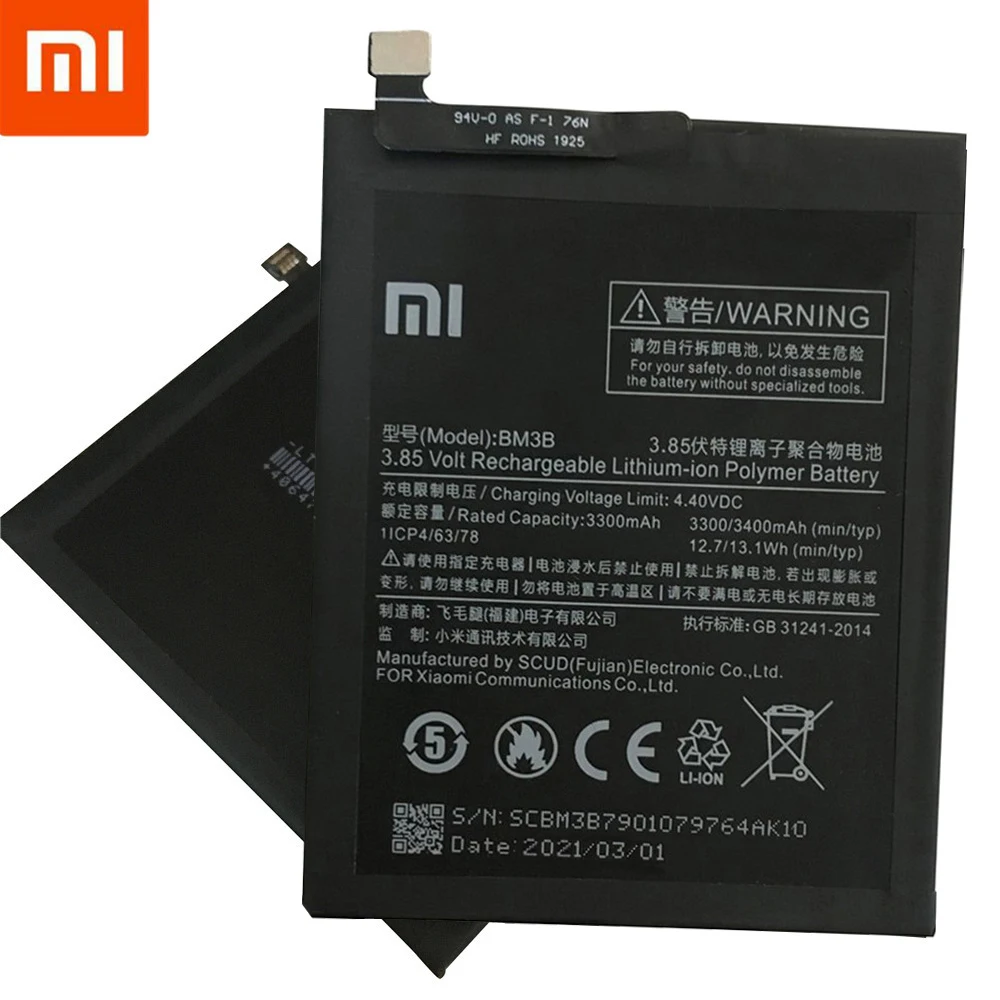 Bater&iacute;a de repuesto Original Xiao Mi BM3B, 100% Original, para Xiaomi MIX 2 2S, 3300mAh, alta capacidad, herramientas gratuitas-1