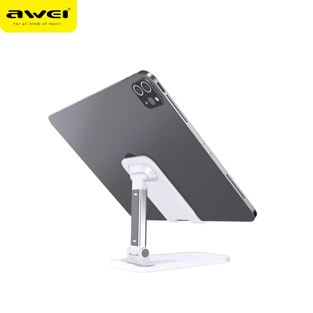 awei x11 mobile phone holder stand for iphone xiaomi phone holder foldable mobile phone stand desk for ipad tablet desk holder free global shipping