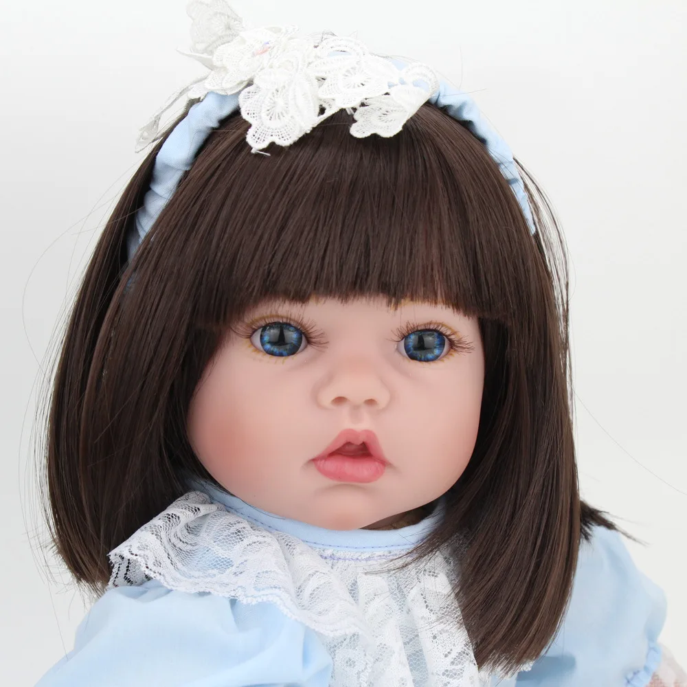 20 ''50 см девочка Bebe кукла-реборн Милая Детская кукла игрушка для детей на день рождения Рождественский подарок реалистичные полностью силиконовые детские куклы