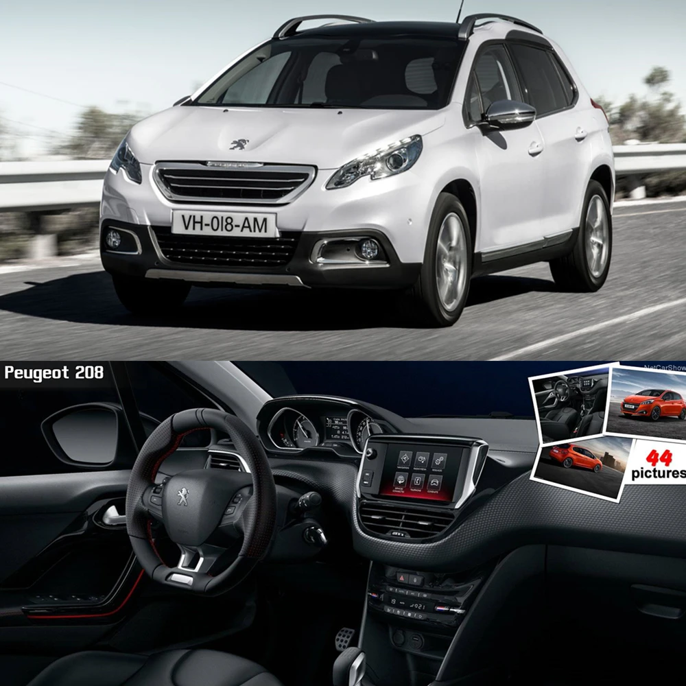 2 Din Android 10 RDS DSP автомобильное радио для Peugeot 2008 208 мультимедийная система 2012 - 2018 GPS