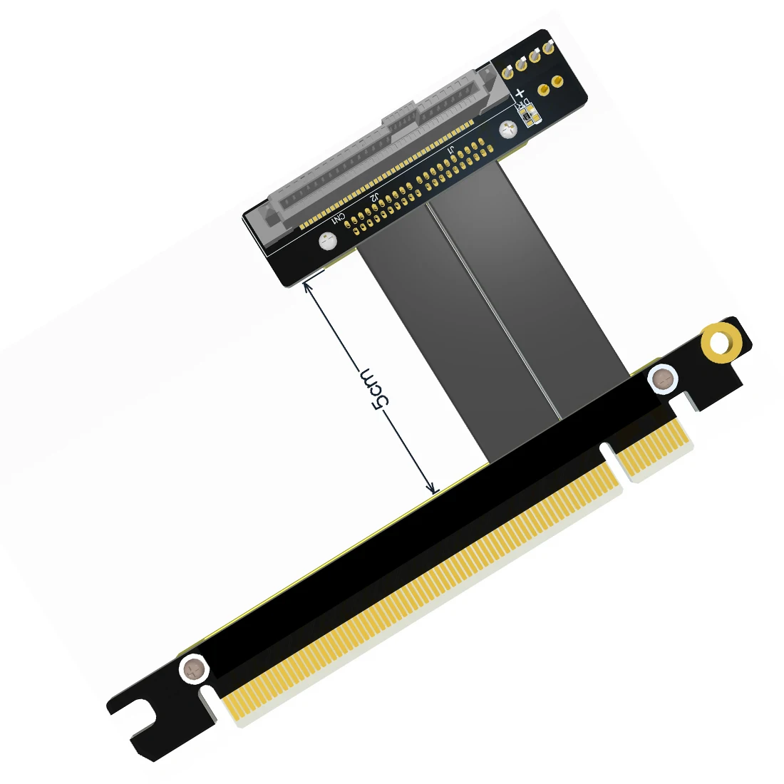 ADT Link 32G/bps U.2 интерфейс U2 к PCI E 3 0x16 SFF 8639 Pcie твердотельный удлинитель Кабель для