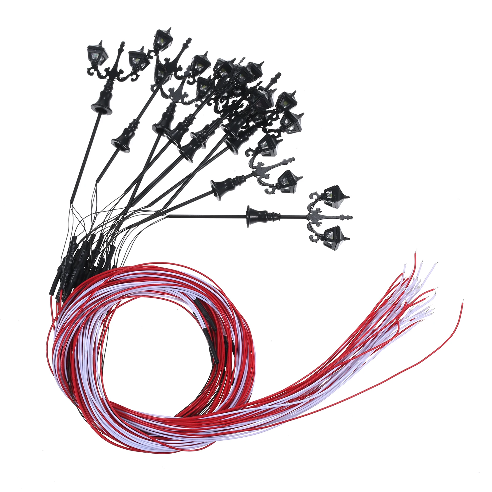 10 шт. теплый белый свет модель поезда лампа FT08 уличные фонари железная дорога для