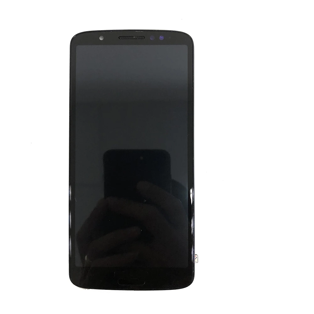 Pantalla LCD con marco para m&oacute;vil, montaje de digitalizador de pantalla t&aacute;ctil de 5,93 pulgadas para Motorola G6 Plus, Moto G6Plus, XT1926-2