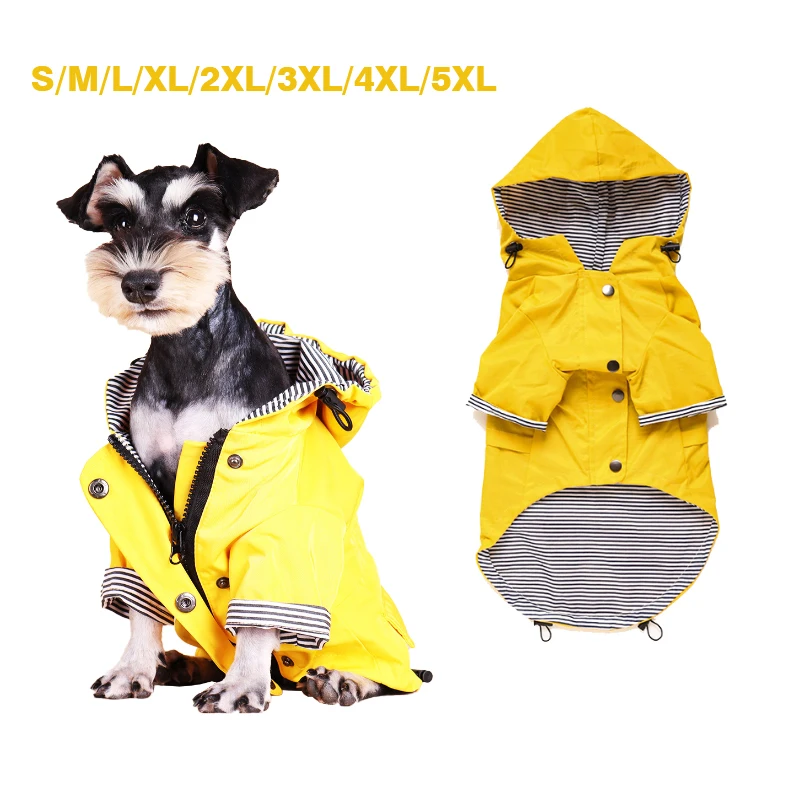 

Водонепроницаемая одежда для домашних животных, дождевик для маленьких и средних собак, куртка для щенков, ветрозащитное пальто, товары для...